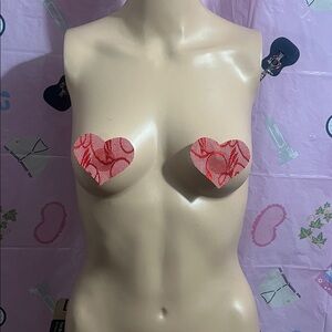 Heart-Shaped Red Pasties